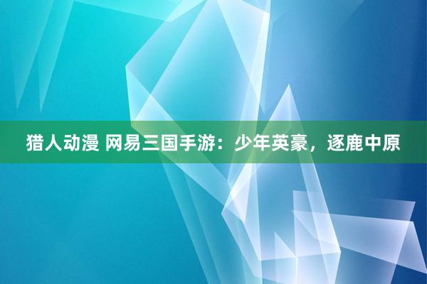 猎人动漫 网易三国手游：少年英豪，逐鹿中原